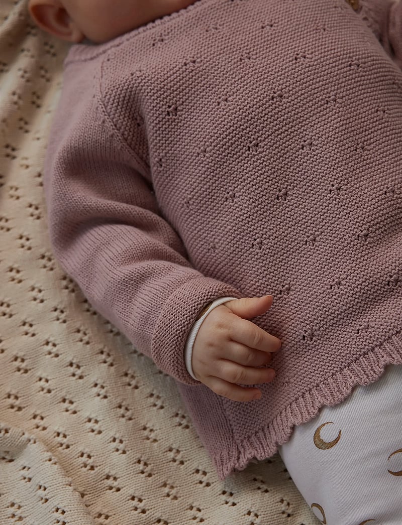 Lil'Atelier - NBFLAGUNA LS WRAP KNIT LIL NOOS - gilets - misty rose - 3