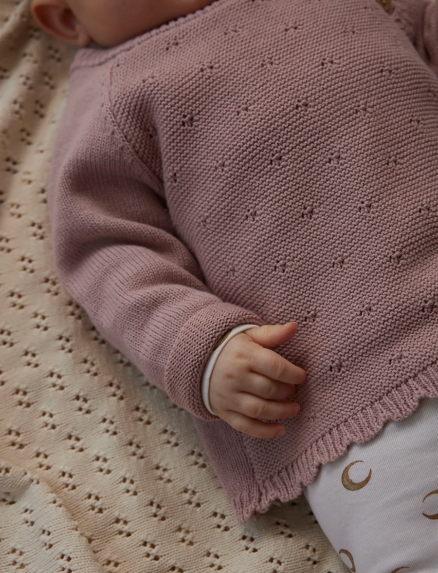Lil'Atelier - NBFLAGUNA LS WRAP KNIT LIL NOOS - gilets - misty rose - 3