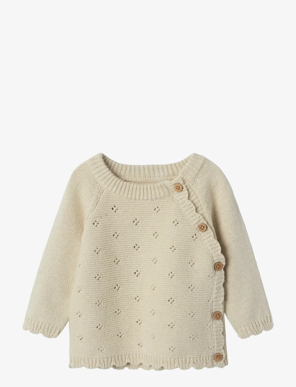 Lil'Atelier - NBFLAGUNA LS WRAP KNIT LIL NOOS - pullover - turtledove - 0
