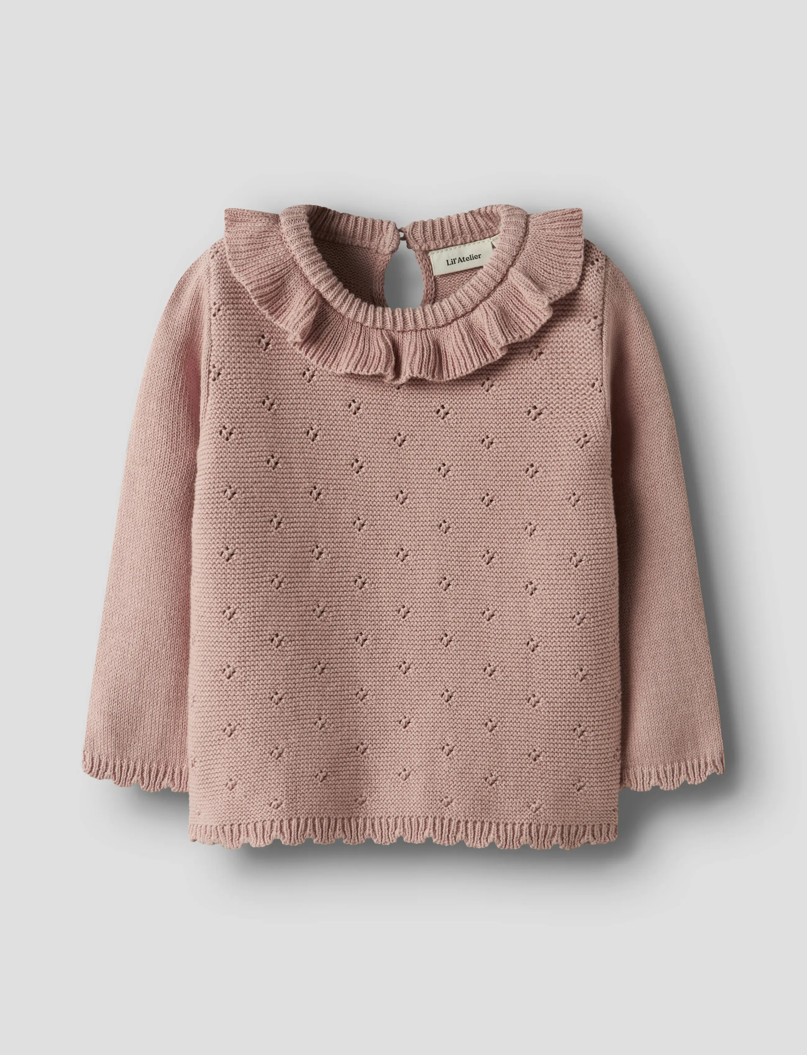 Lil'Atelier - NMFLAGUNA LS KNIT LIL NOOS - trøjer - misty rose - 2
