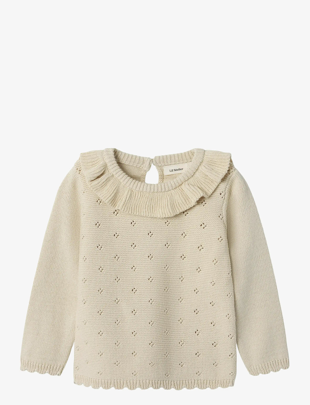 Lil'Atelier - NMFLAGUNA LS KNIT LIL NOOS - džemprid - turtledove - 1
