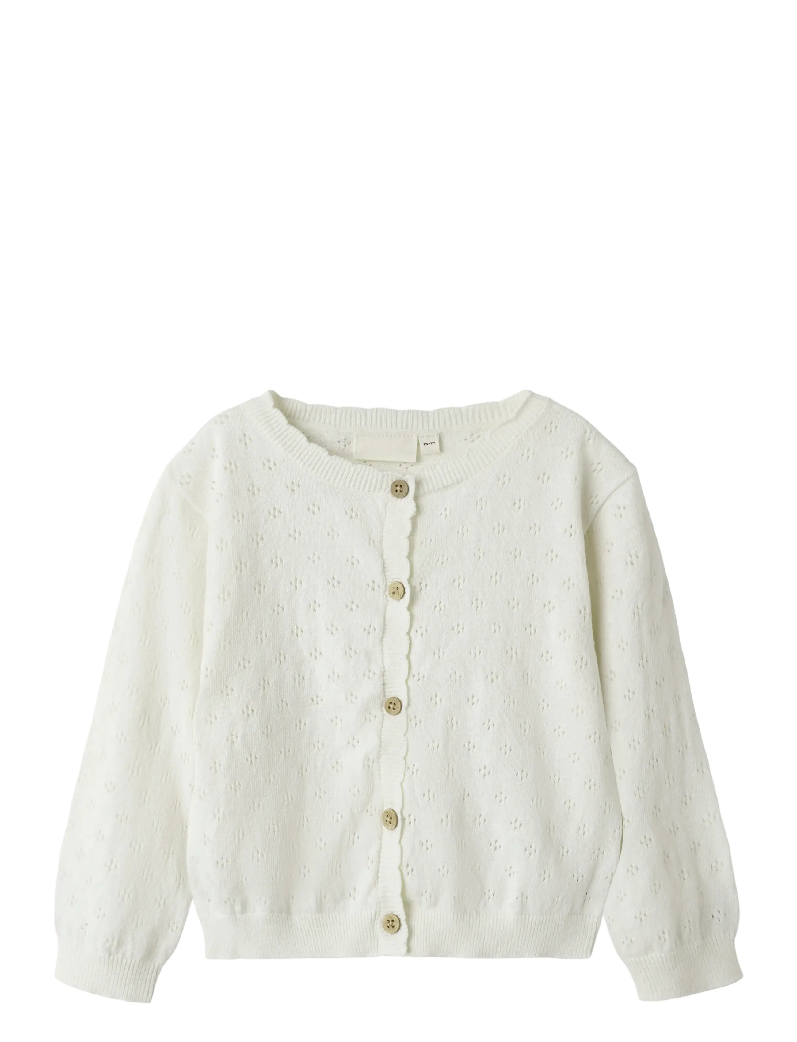 Lil'Atelier - NMFGLIVA IVO LS KNIT CARD LIL - coconut milk - 1