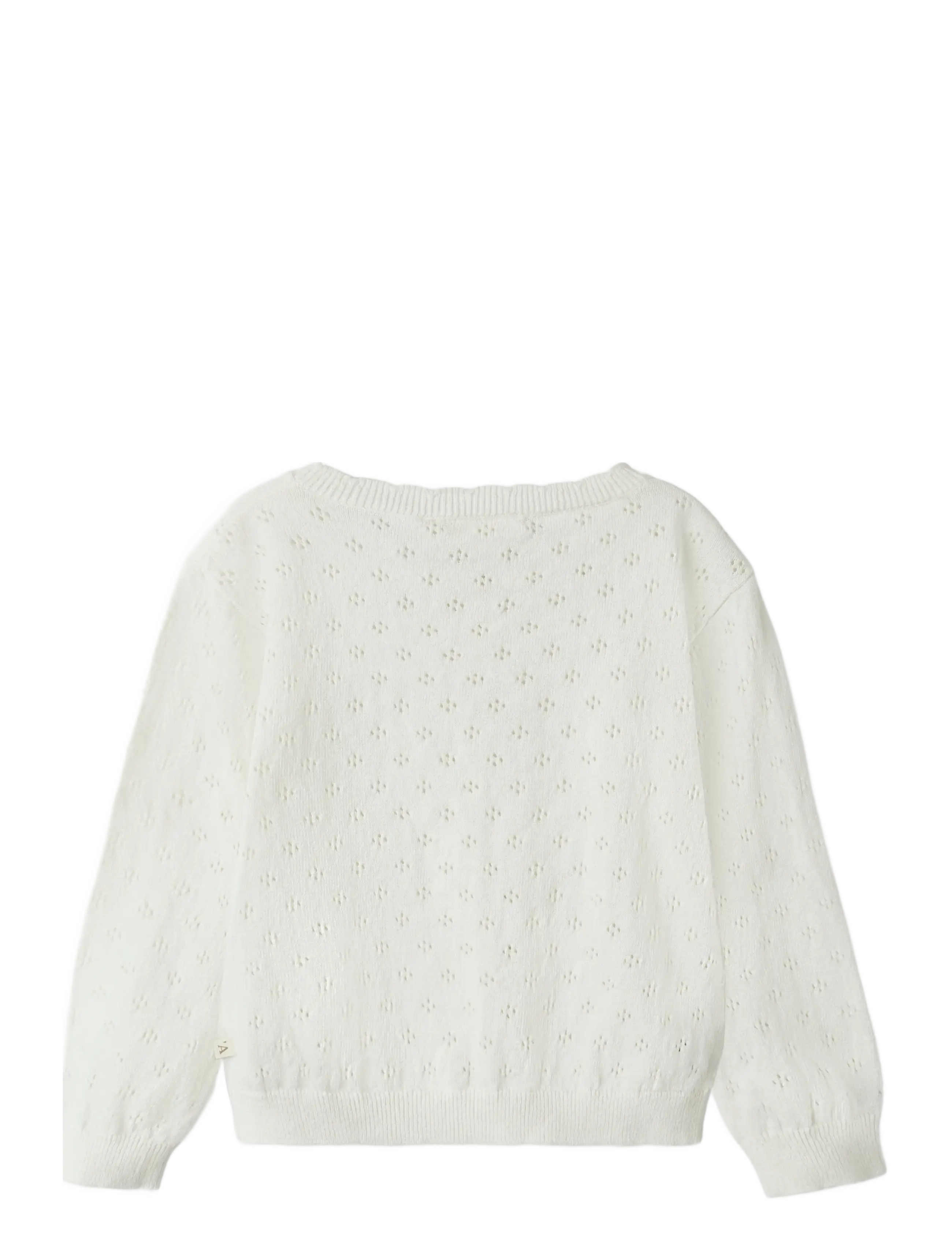 Lil'Atelier - NMFGLIVA IVO LS KNIT CARD LIL - coconut milk - 2