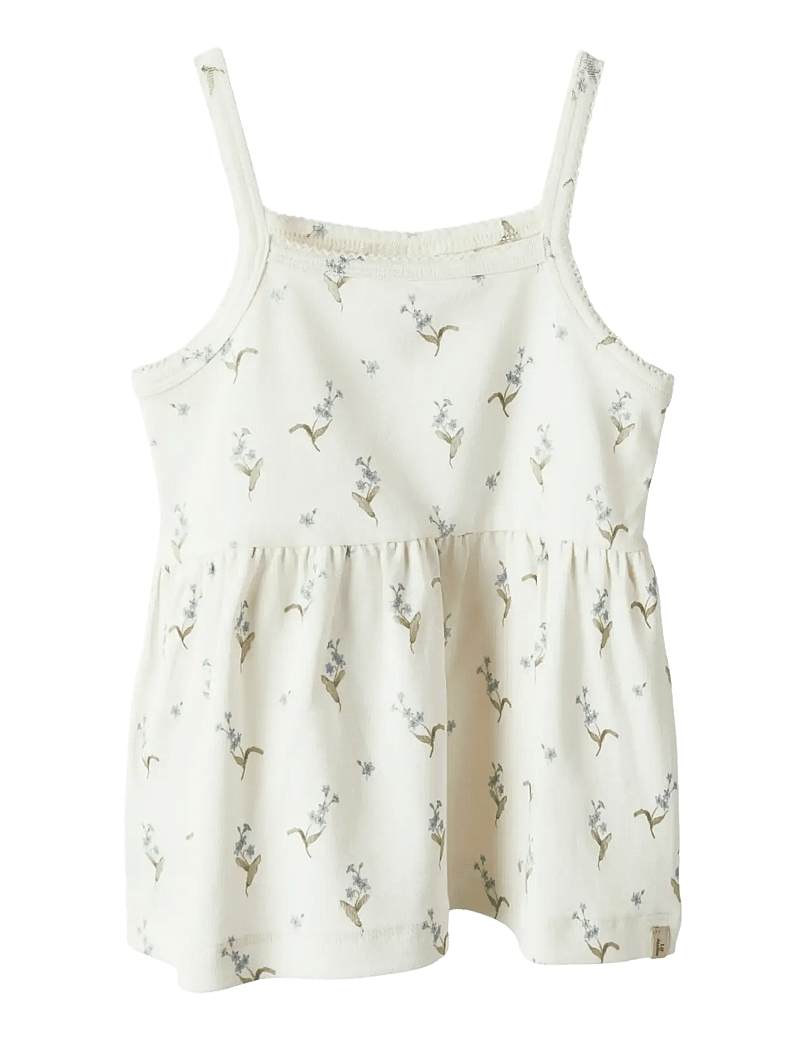 Lil'Atelier - NMFGAYO SAD SL STRAP TOP LIL - Ærmeløse hverdagskjoler - coconut milk - 1