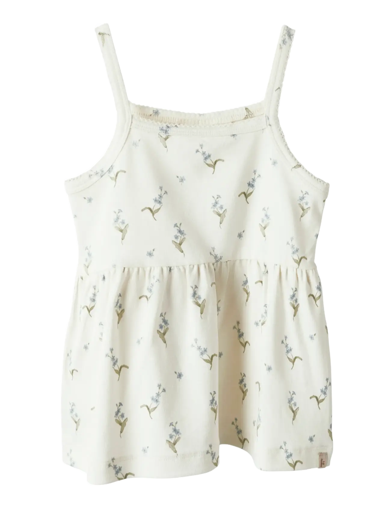 Lil'Atelier - NMFGAYO SAD SL STRAP TOP LIL - hihattomat arkimekot - coconut milk - 1