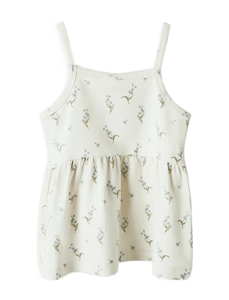 Lil'Atelier - NMFGAYO SAD SL STRAP TOP LIL - Ærmeløse hverdagskjoler - coconut milk - 2