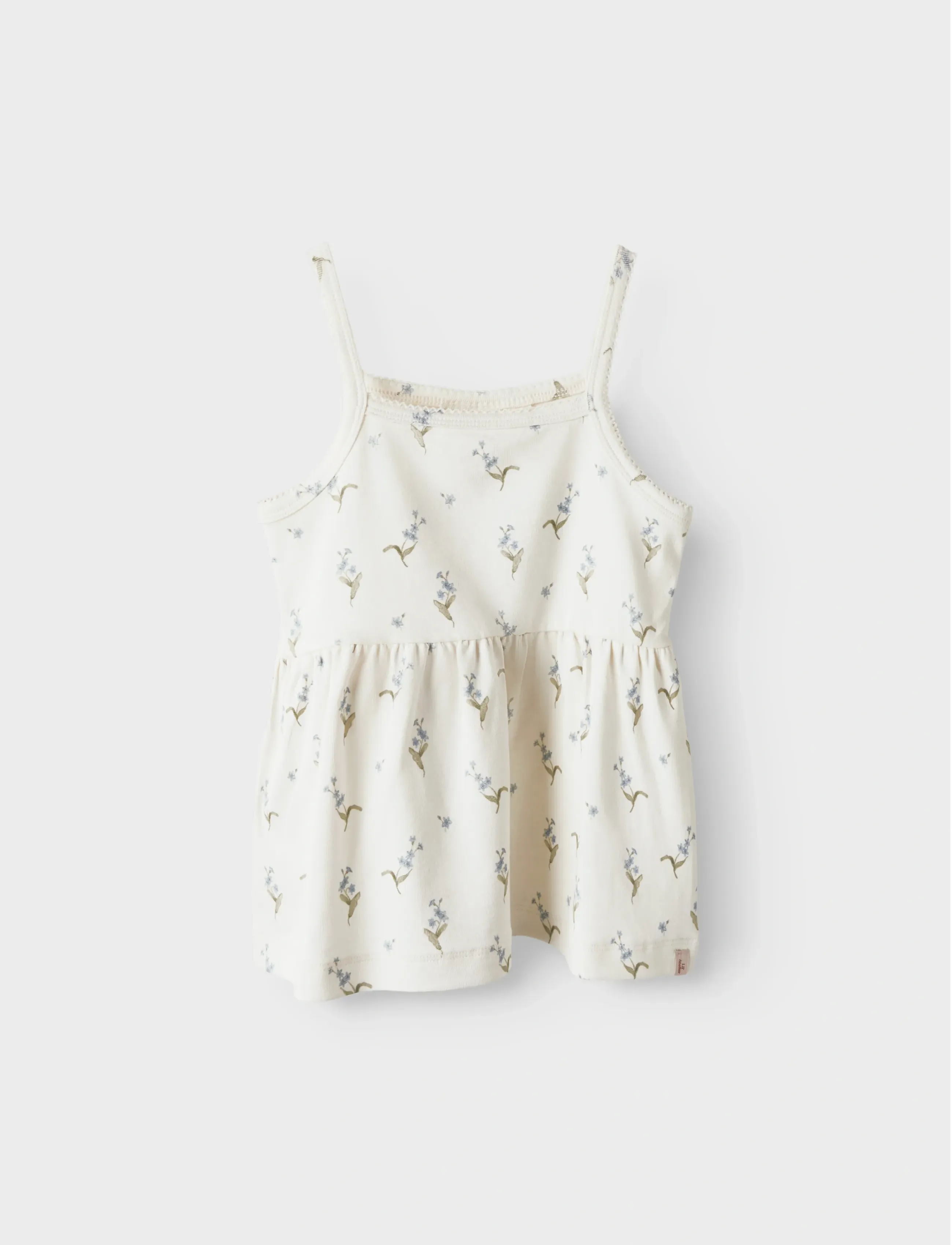 Lil'Atelier NMFGAYO SAD SL STRAP TOP LIL - Kjoler & Nederdele - COCONUT MILK / cream