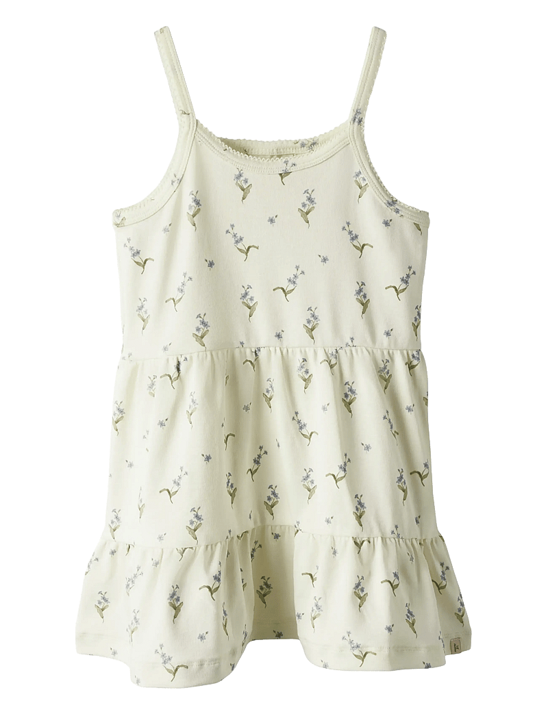 Lil'Atelier - NMFGAYO SAN SL STRAP DRESS LIL - Ärmlösa vardagsklänningar - coconut milk - 1