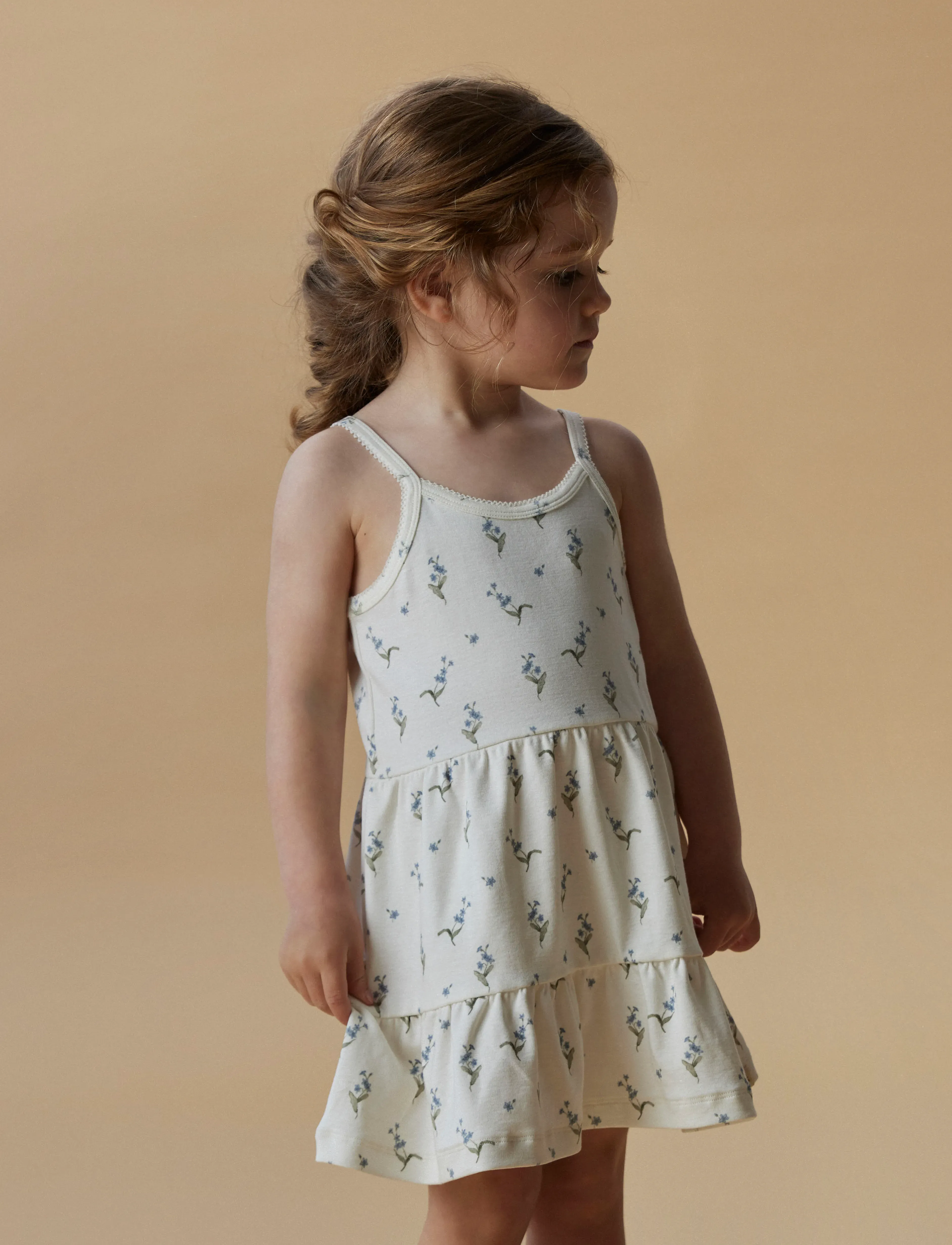 Lil'Atelier - NMFGAYO SAN SL STRAP DRESS LIL - coconut milk - 3