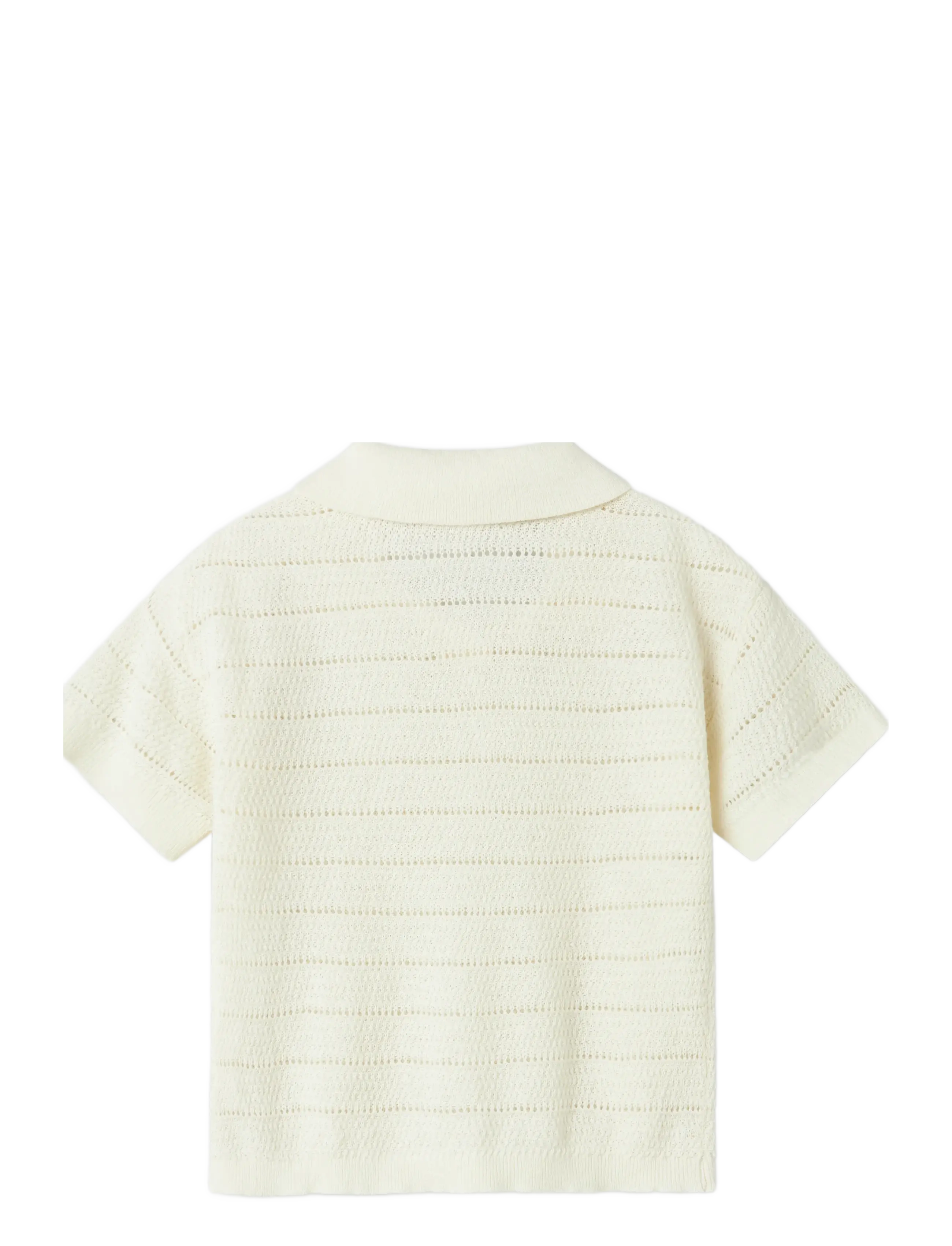 Lil'Atelier - NMMGLIVO SS KNIT POLO LIL - coconut milk - 2