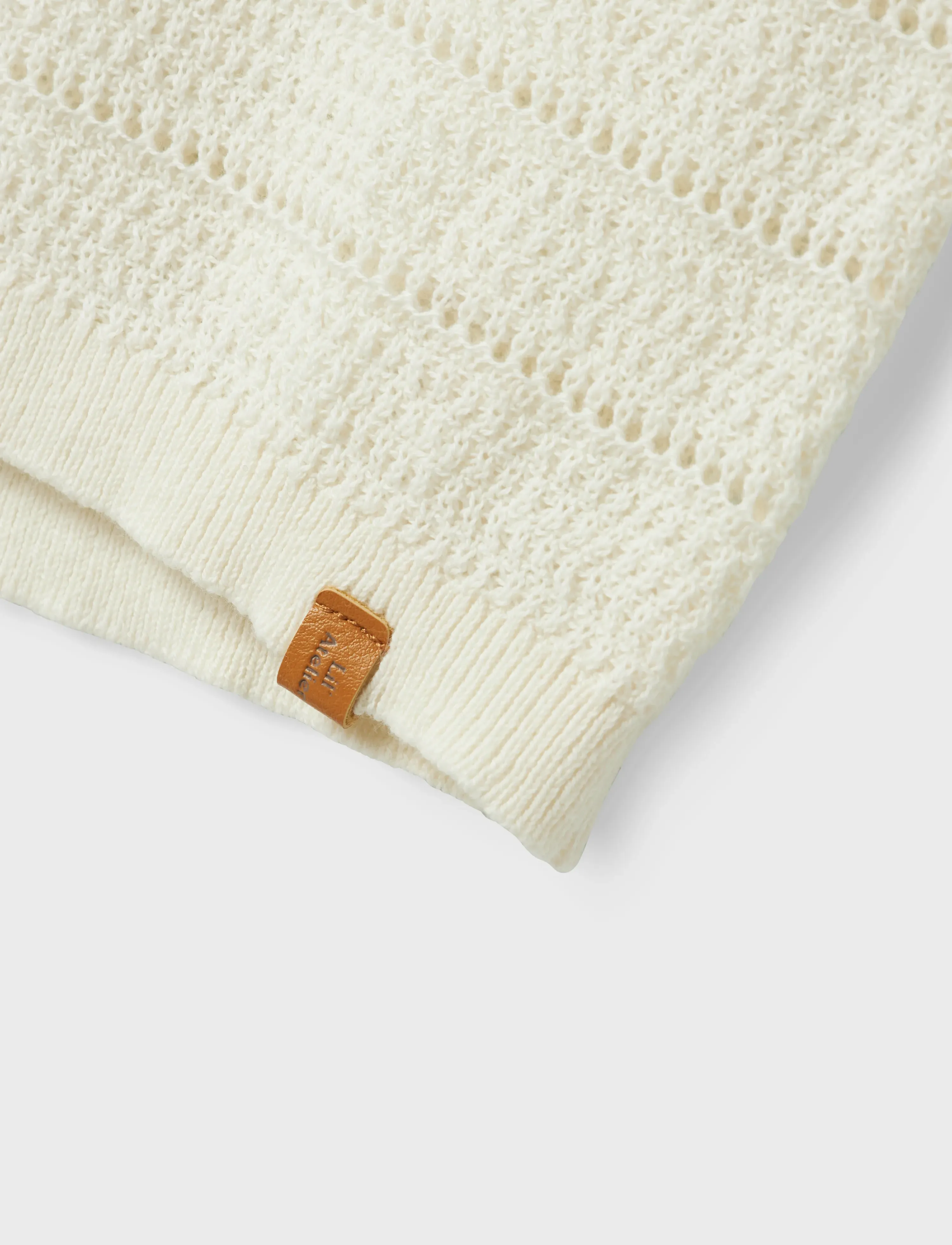 Lil'Atelier - NMMGLIVO SS KNIT POLO LIL - coconut milk - 4