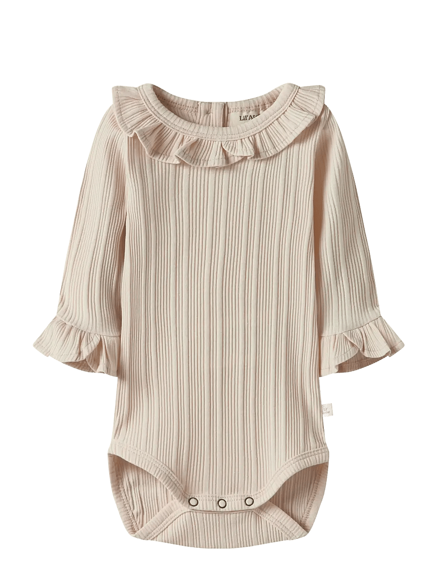 Lil'Atelier - NBFTANSY LS SLIM BODY LIL - bodies à manches longues - novelle peach - 1