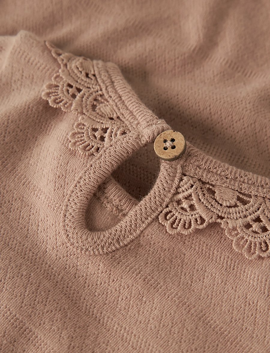 Lil'Atelier - NBFTAPIA LS SLIM BODY LIL - langärmelige bodys - roebuck - 3