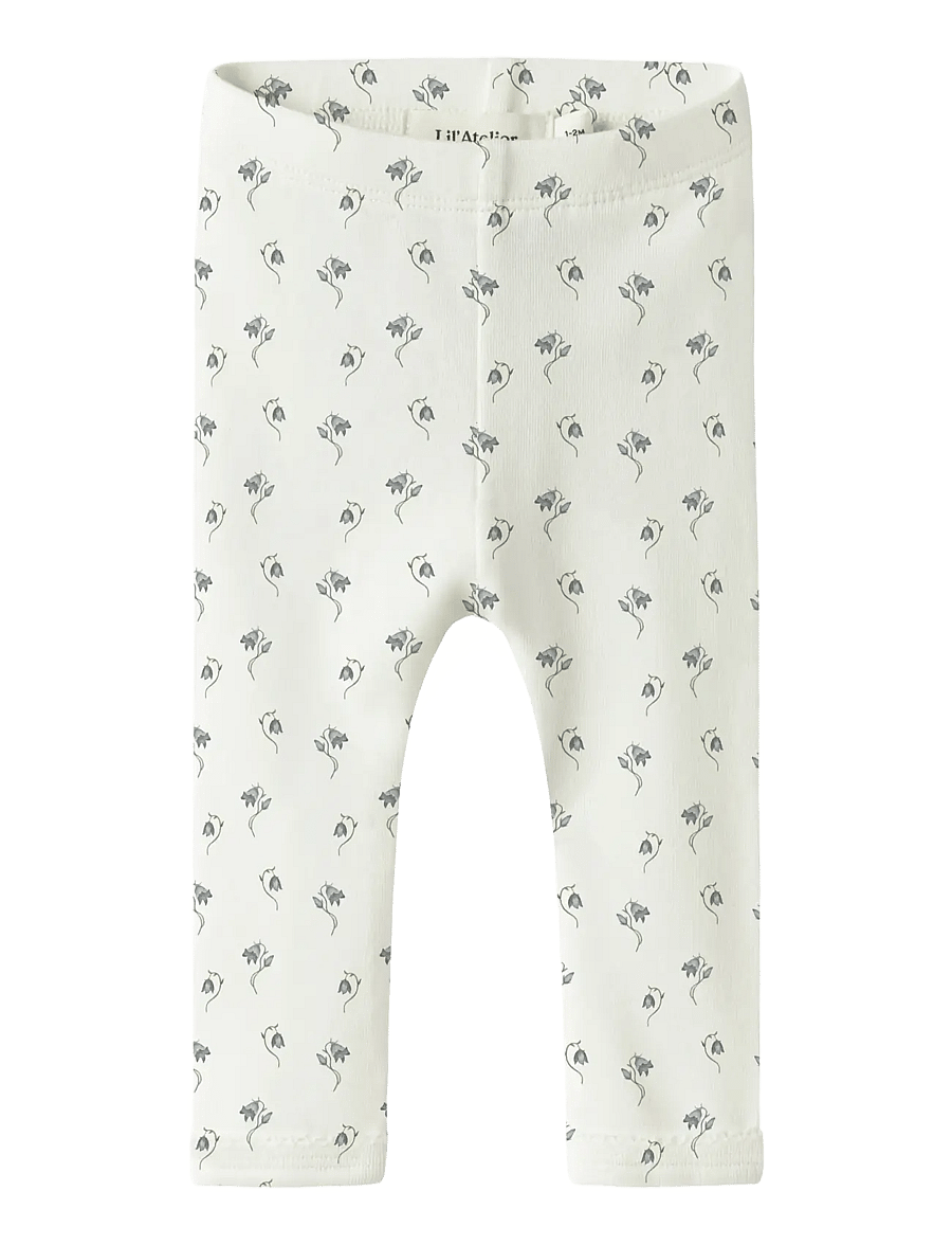 Lil'Atelier - NBFGAYO SAG SLIM LEGGINGS LIL - leggings - coconut milk - 0