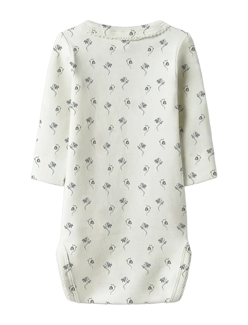 Lil'Atelier - NBFGAYO SAG LS SLIM BODY LIL - långärmade bodysuits - coconut milk - 1