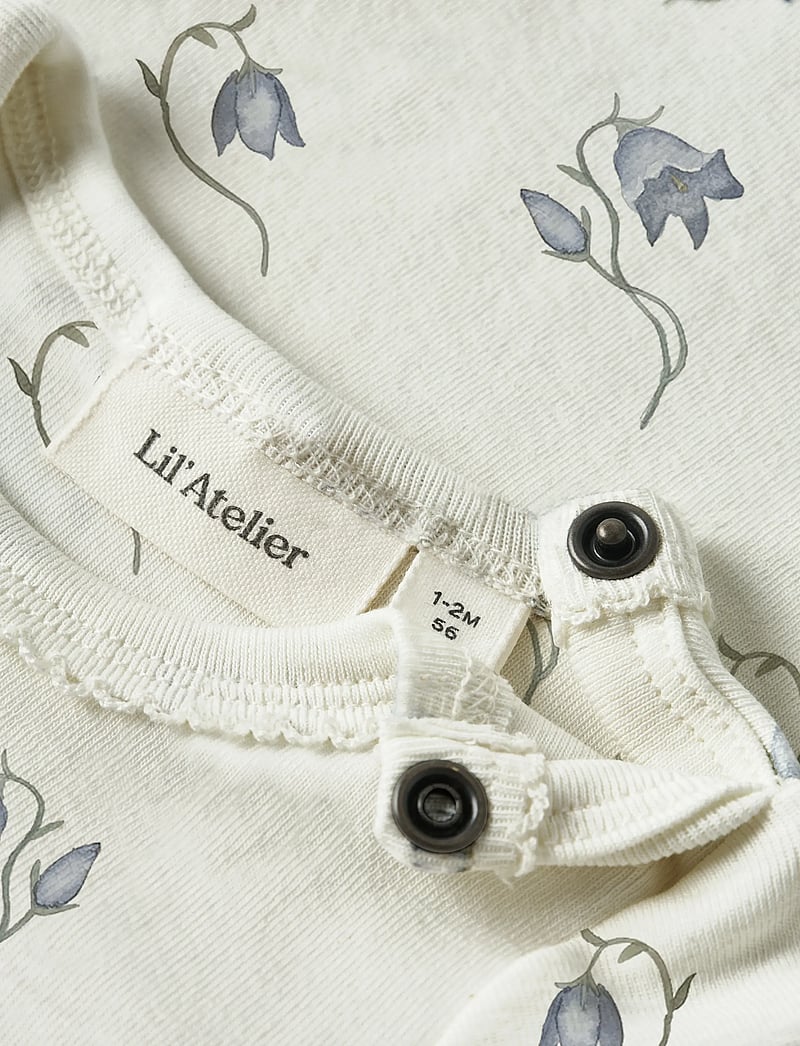 Lil'Atelier - NBFGAYO SAG LS SLIM BODY LIL - långärmade bodysuits - coconut milk - 2