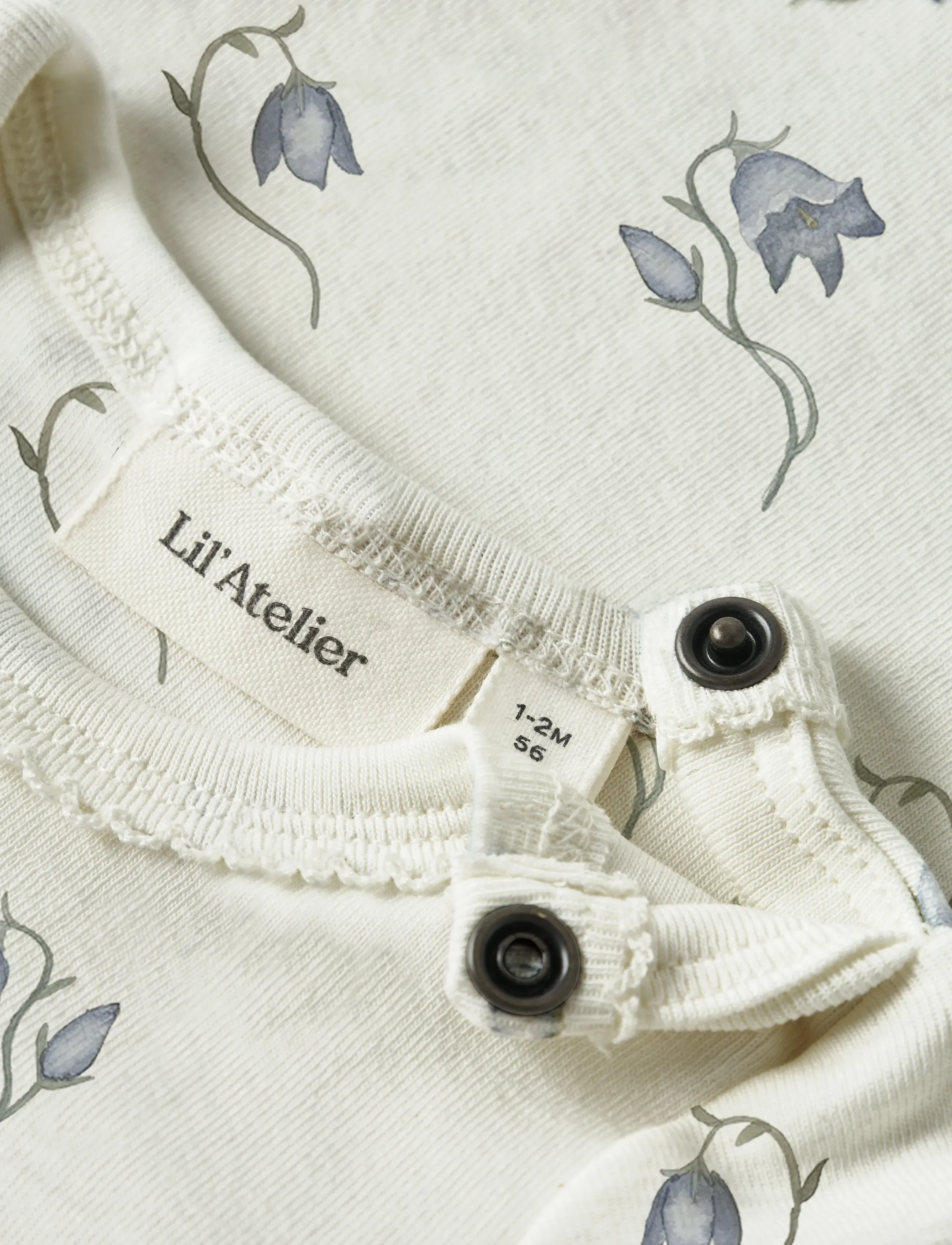 Lil'Atelier - NBFGAYO SAG LS SLIM BODY LIL - langærmede bodyer - coconut milk - 2