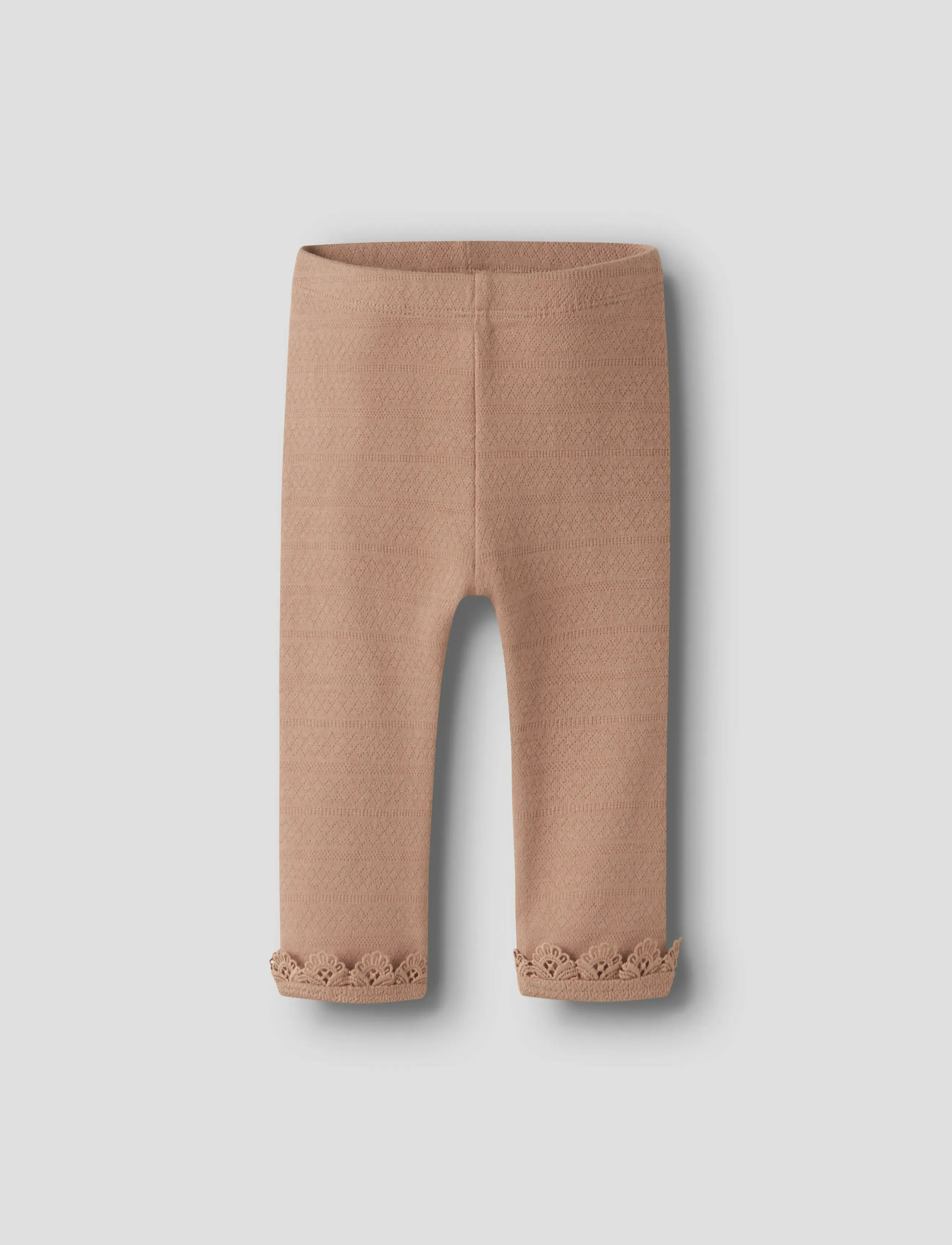 Lil'Atelier NBFTAPIA SLIM LEGGINGS LIL - Leggings - ROEBUCK / beige