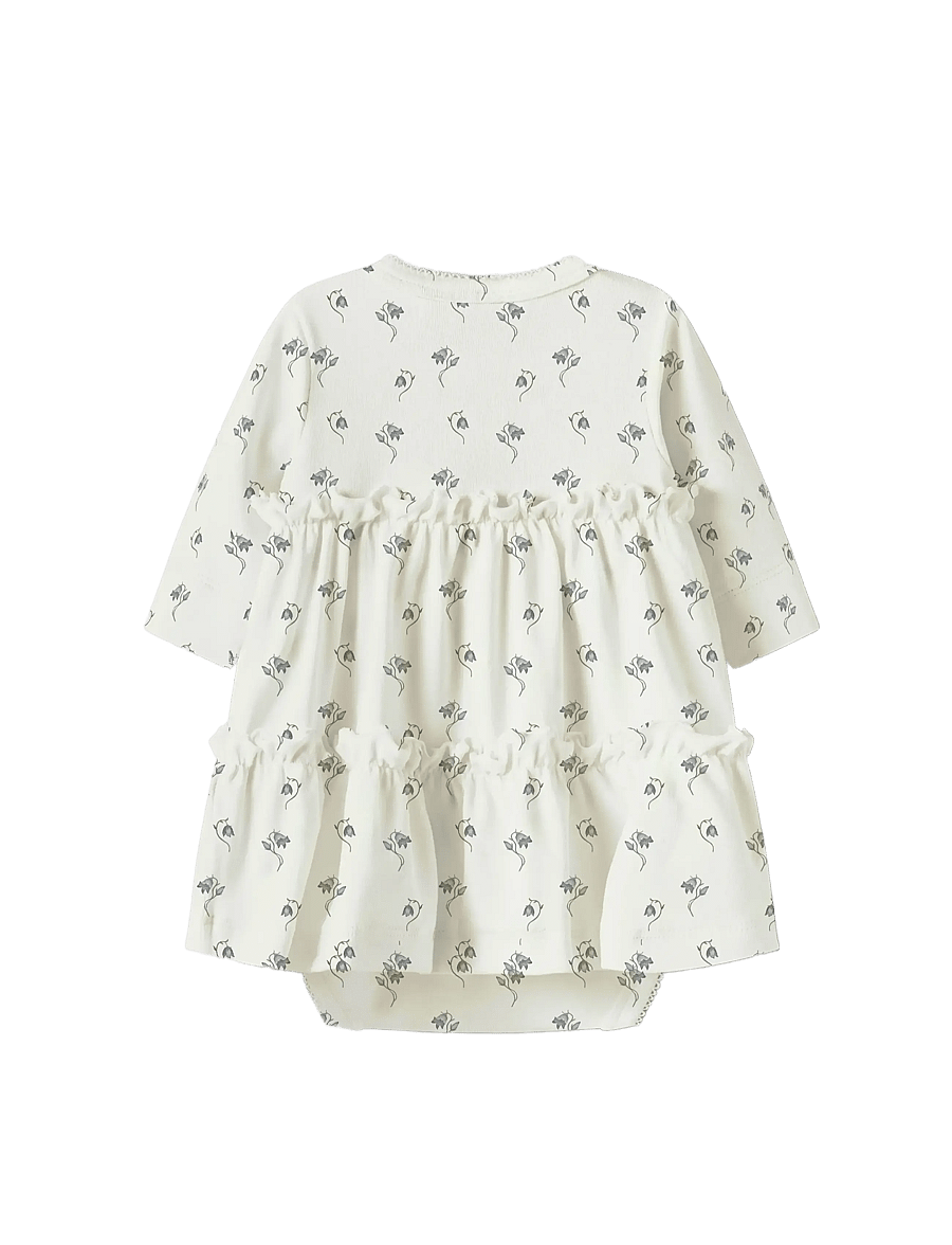 Lil'Atelier - NBFGAYO SUM LS BODY DRESS LIL - coconut milk - 2