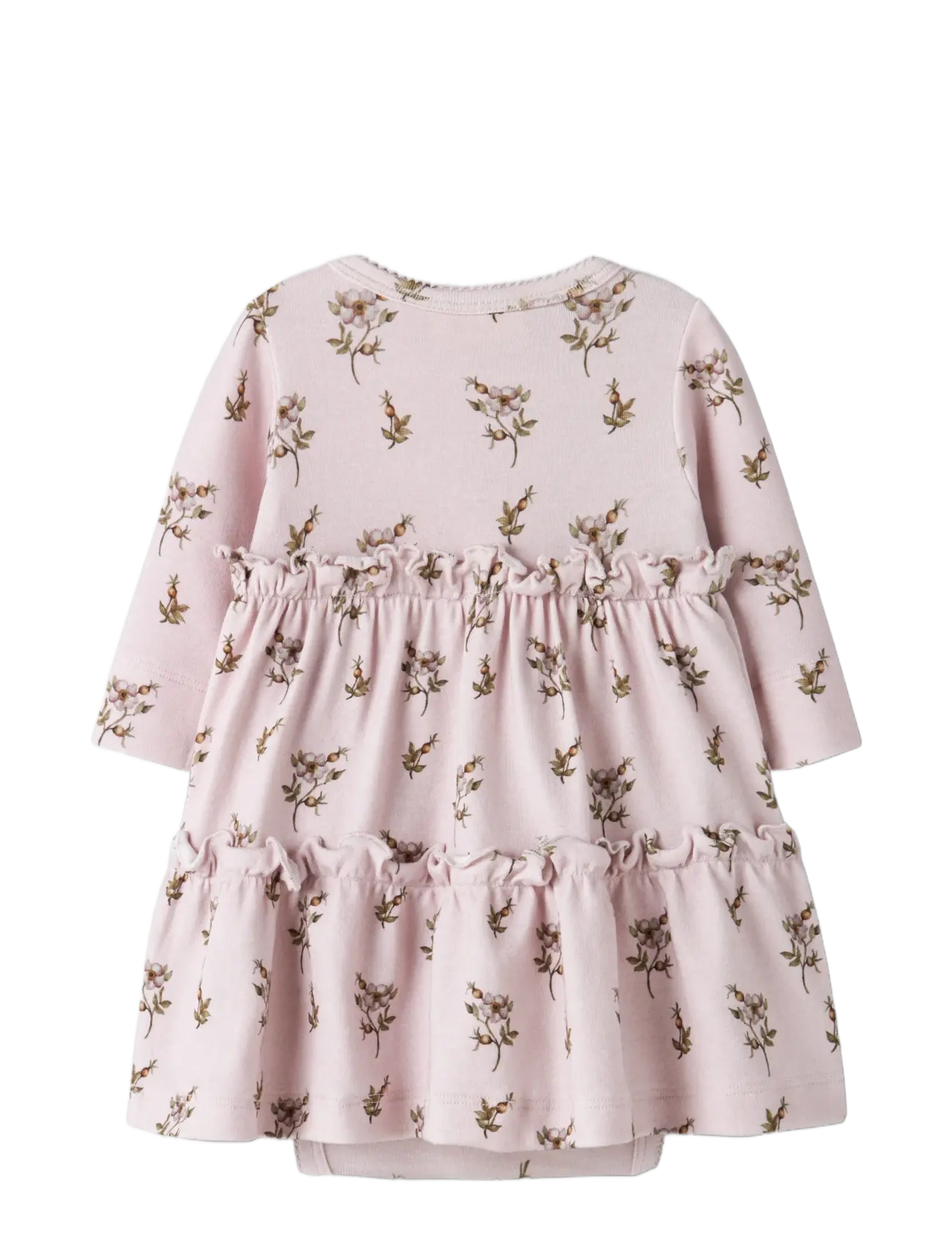 Lil'Atelier - NBFGAYO SUM LS BODY DRESS LIL - langærmede babykjoler - hushed violet - 1