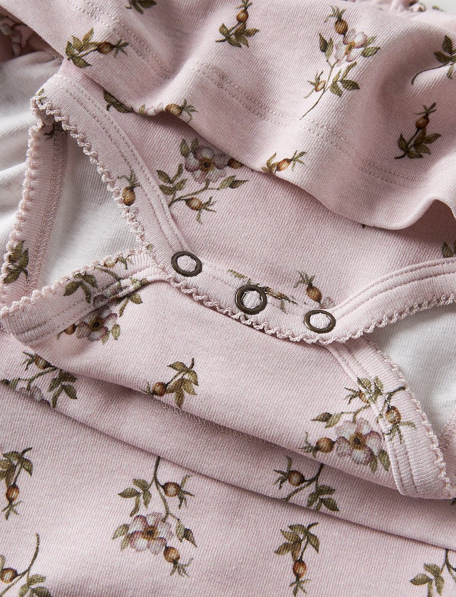 Lil'Atelier - NBFGAYO SUM LS BODY DRESS LIL - langærmede babykjoler - hushed violet - 2