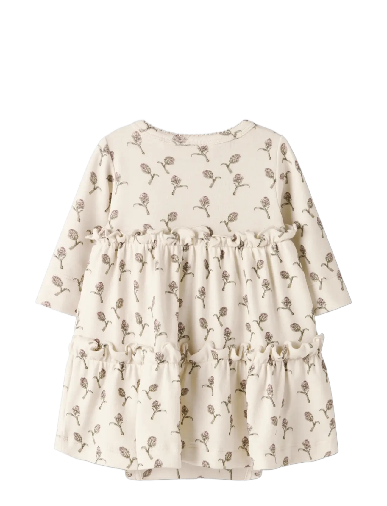 Lil'Atelier - NBFGAYO SUM LS BODY DRESS LIL - langärmelige babykleider - turtledove - 1