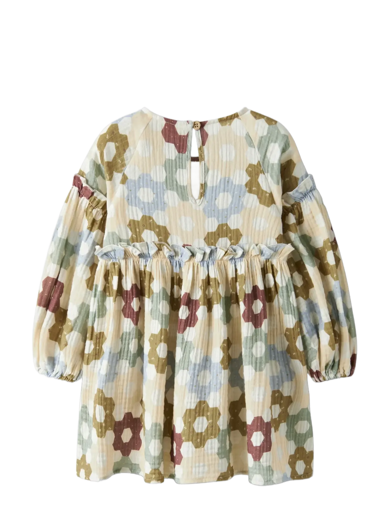 Lil'Atelier - NMFTALIA LS LOOSE DRESS LIL - coconut milk - 2