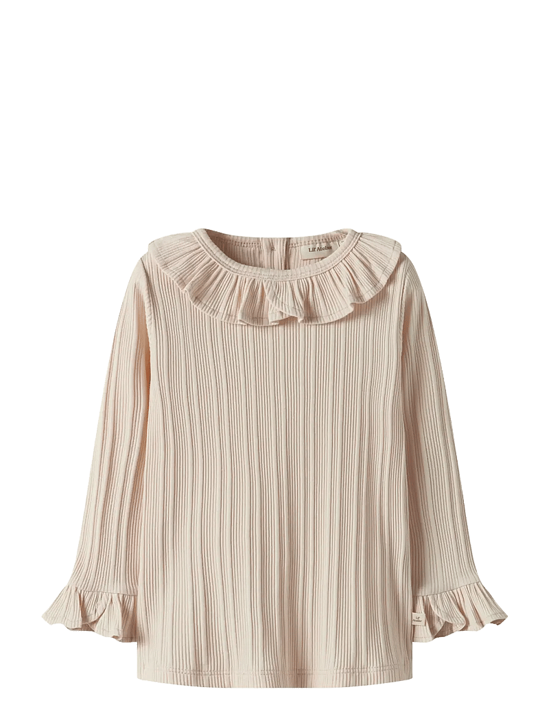 Lil'Atelier - NMFTANSY LS SLIM TOP LIL - t-shirts à manches longues - novelle peach - 1