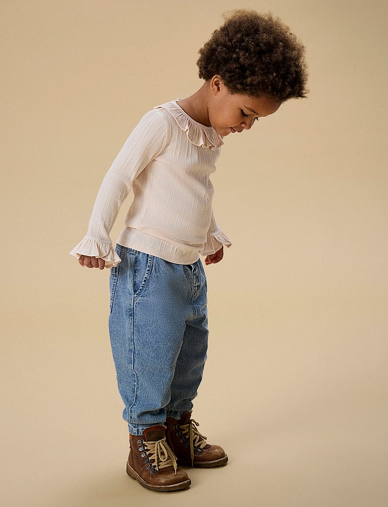 Lil'Atelier - NMFTANSY LS SLIM TOP LIL - t-shirts à manches longues - novelle peach - 3