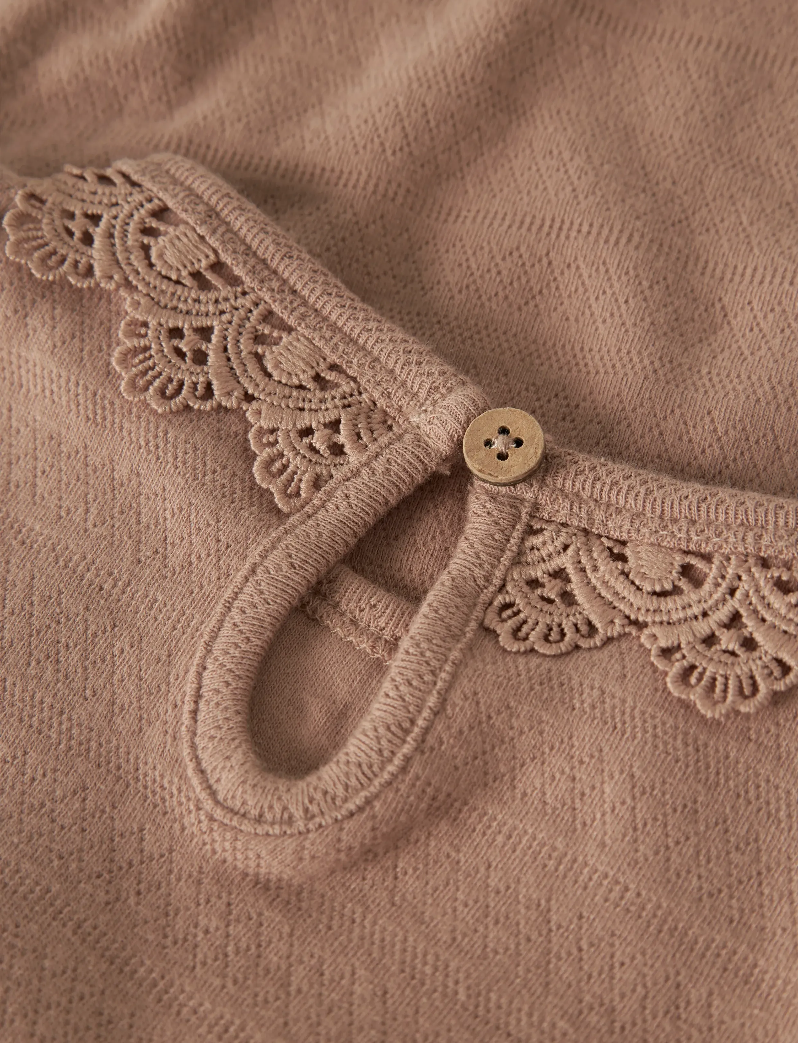 Lil'Atelier NMFTAPIA LS SLIM TOP LIL - Oberteile - ROEBUCK / beige