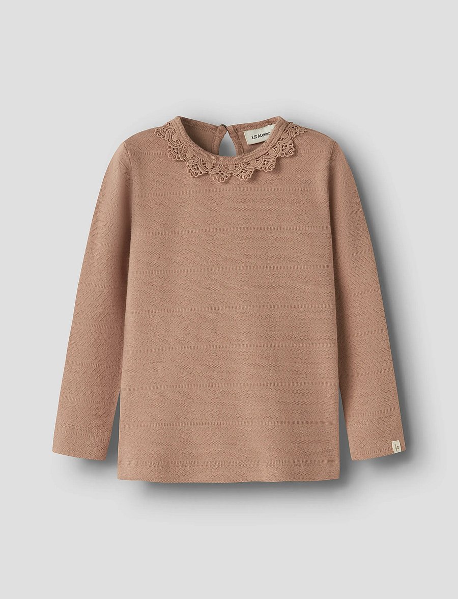 Lil'Atelier - NMFTAPIA LS SLIM TOP LIL - roebuck - 3