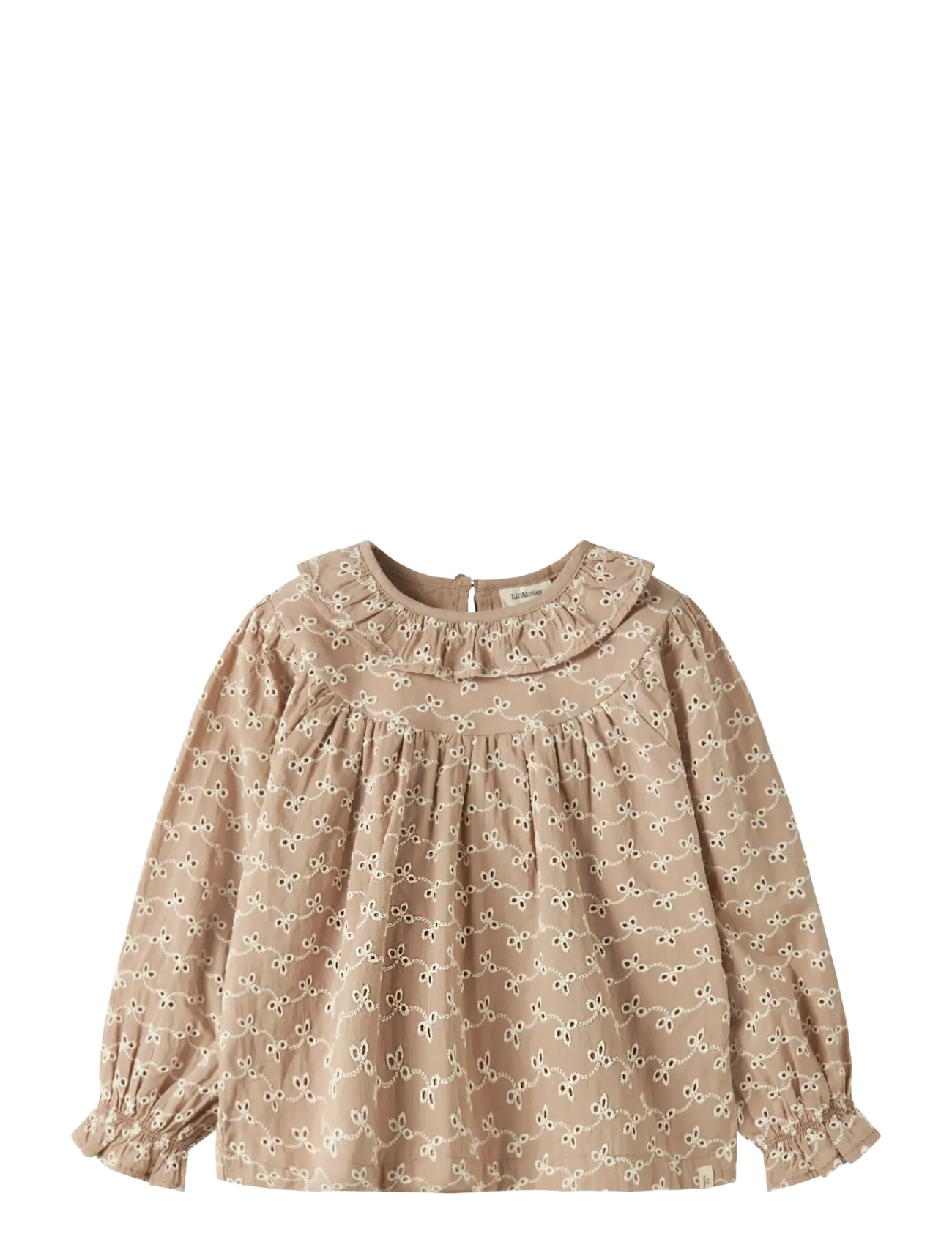 LIL'ATELIER Nmftessie Ls Loose Shirt Lil Beige - 116 - Kinder
