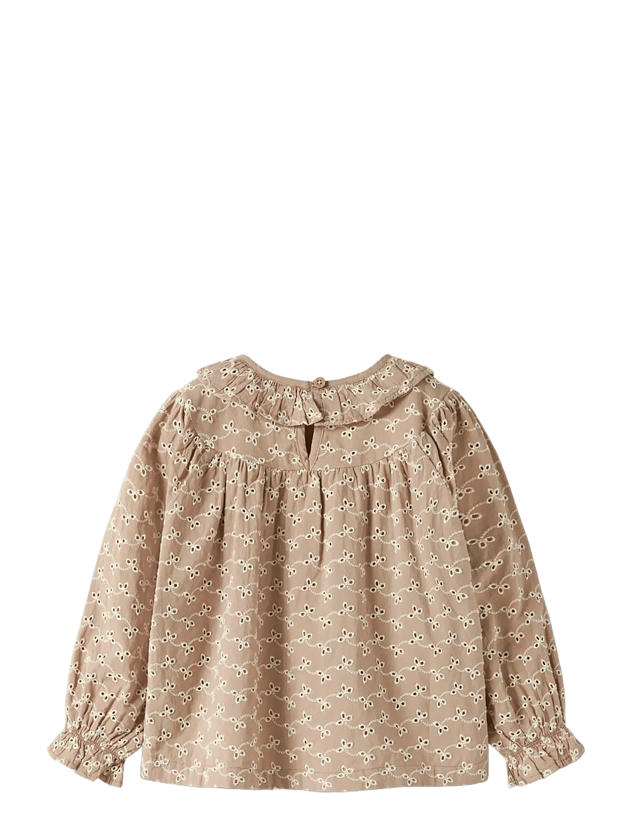 Lil'Atelier - NMFTESSIE LS LOOSE SHIRT LIL - langärmlige hemden - roebuck - 1