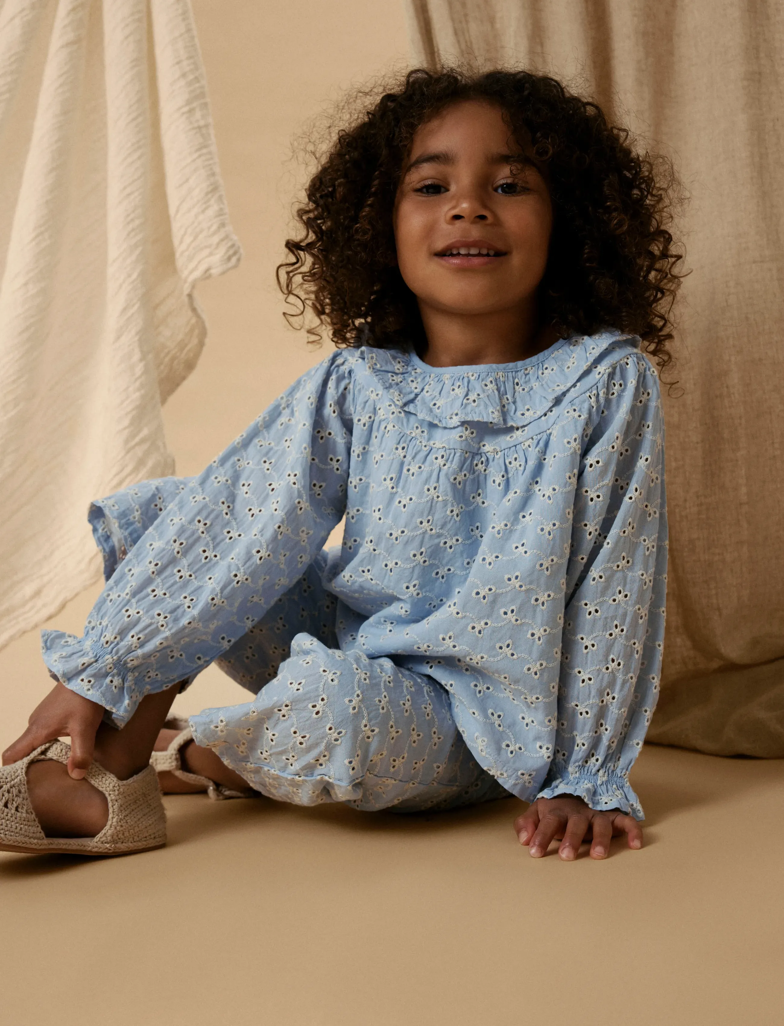 Lil'Atelier NMFTESSIE LS LOOSE SHIRT LIL - Langærmede skjorter - ZEN BLUE / blue