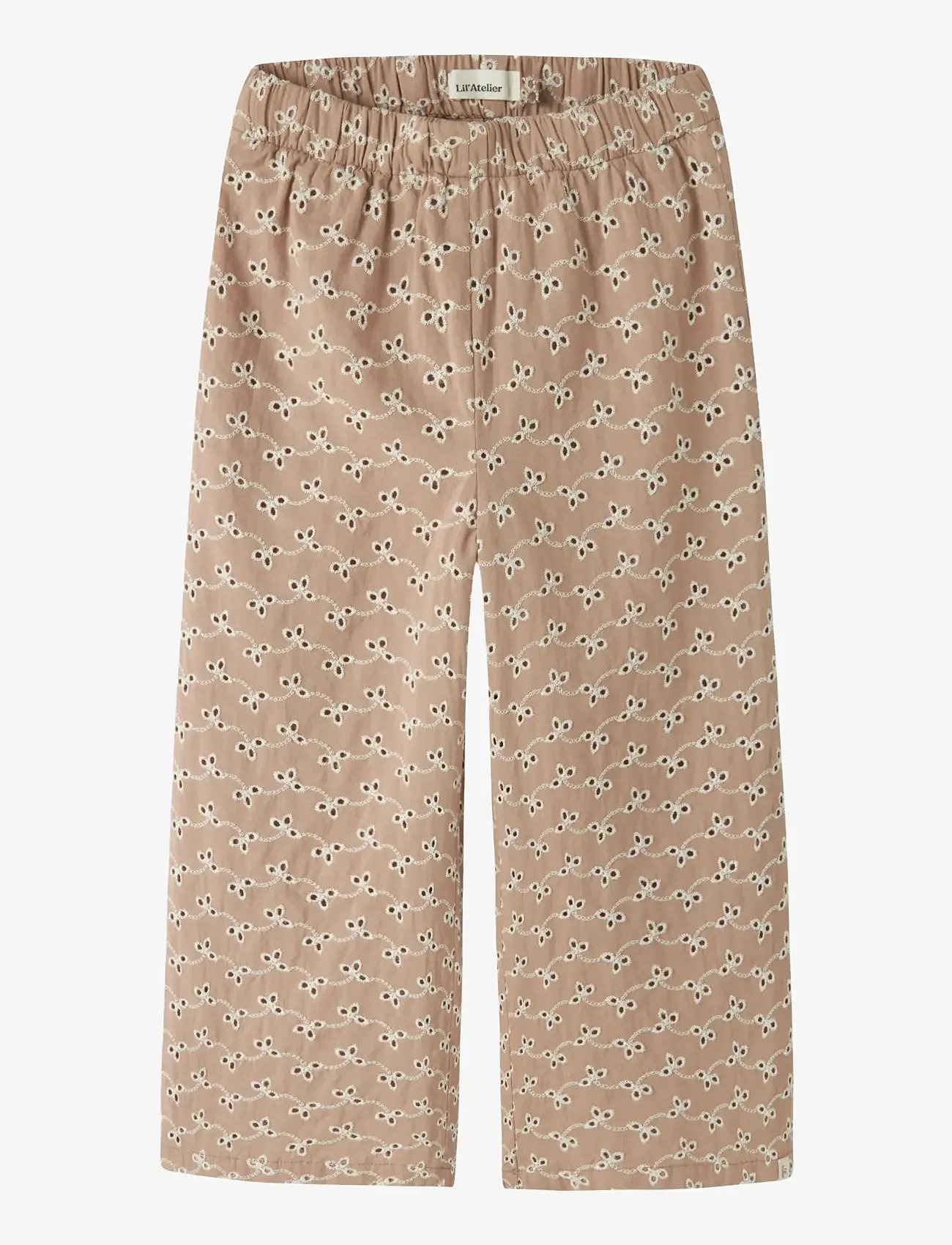 Lil'Atelier - NMFTESSIE WIDE PANT LIL - babybukser - roebuck - 1