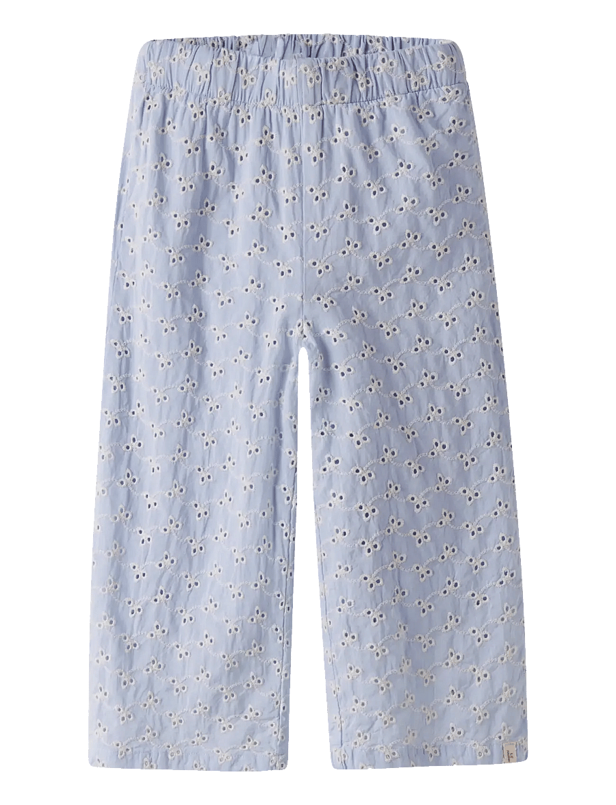 Lil'Atelier - NMFTESSIE WIDE PANT LIL - pantalons - zen blue - 1