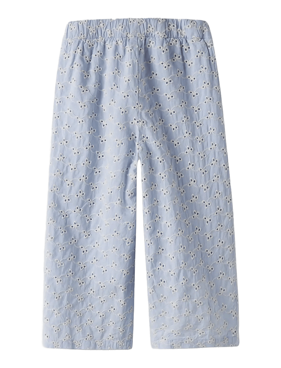 Lil'Atelier - NMFTESSIE WIDE PANT LIL - pantalons - zen blue - 2
