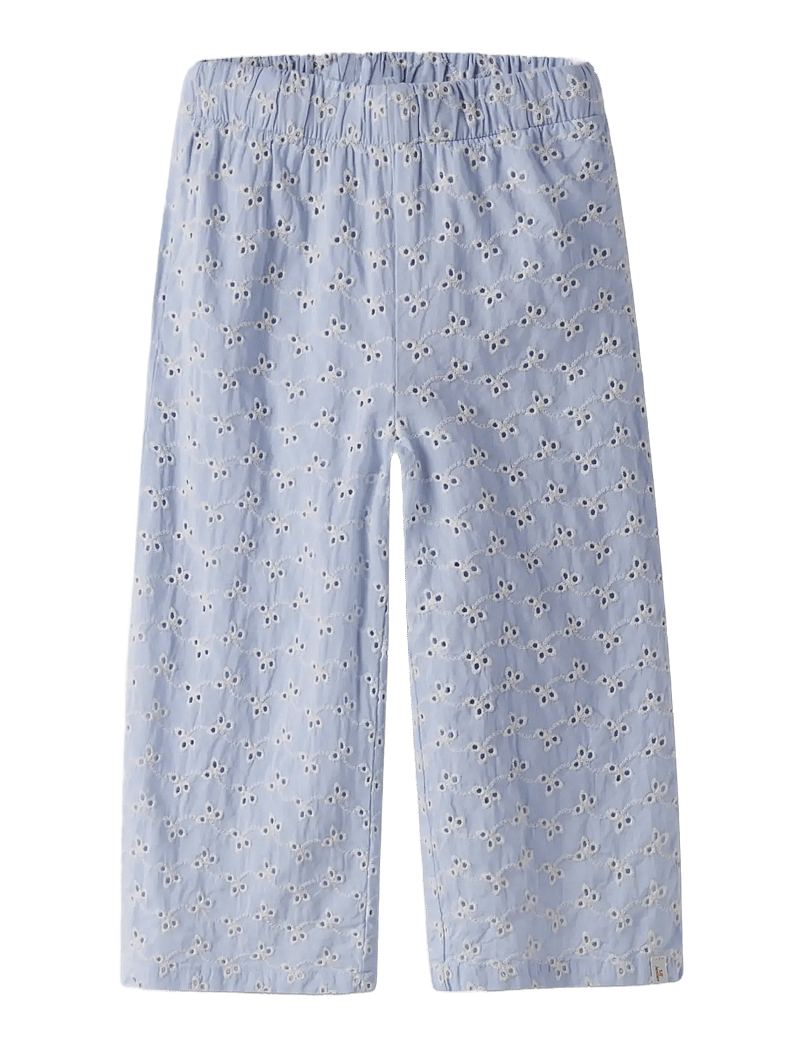 Lil'Atelier - NMFTESSIE WIDE PANT LIL - shop op leeftijd - zen blue - 3