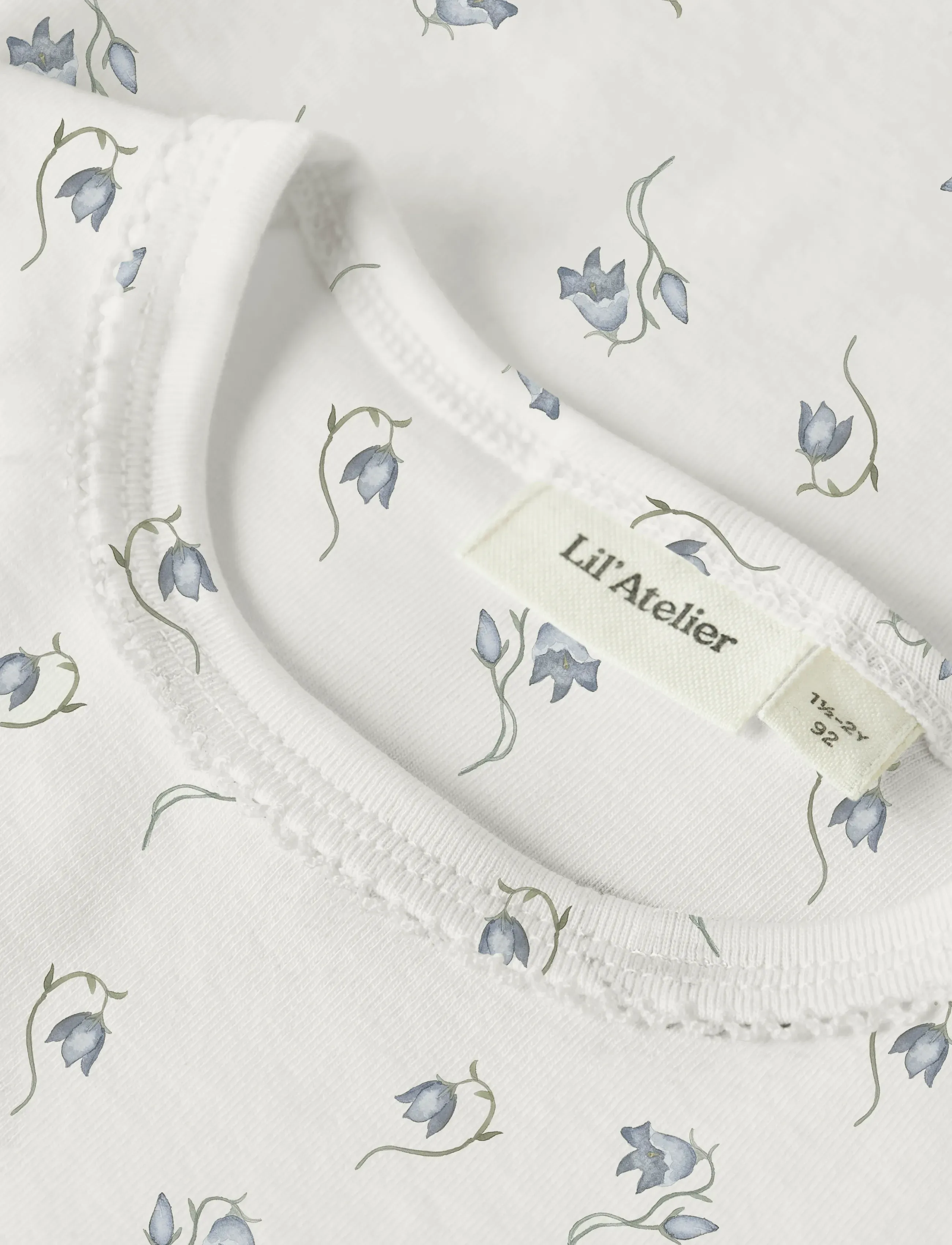 Lil'Atelier - NMFGAYO SAG LS SLIM TOP LIL - langærmede t-shirts - coconut milk - 2