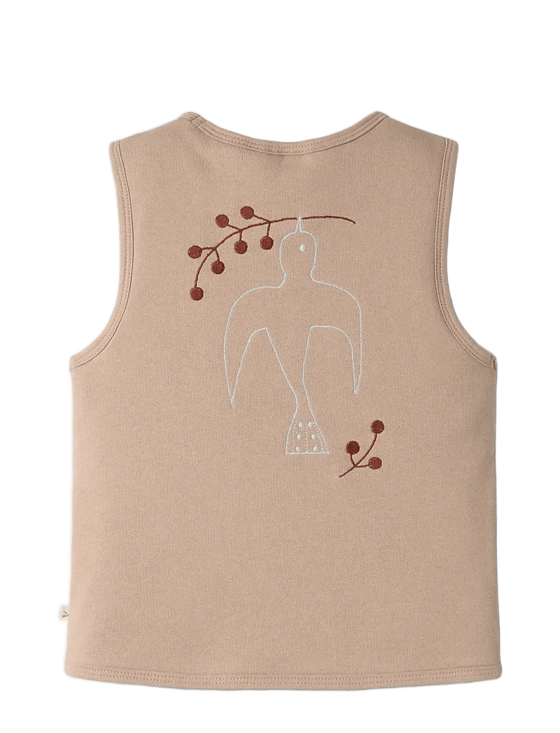 Lil'Atelier - NMFJOBO TIA LOOSE SWEAT VEST PAD LIL - västar - roebuck - 2