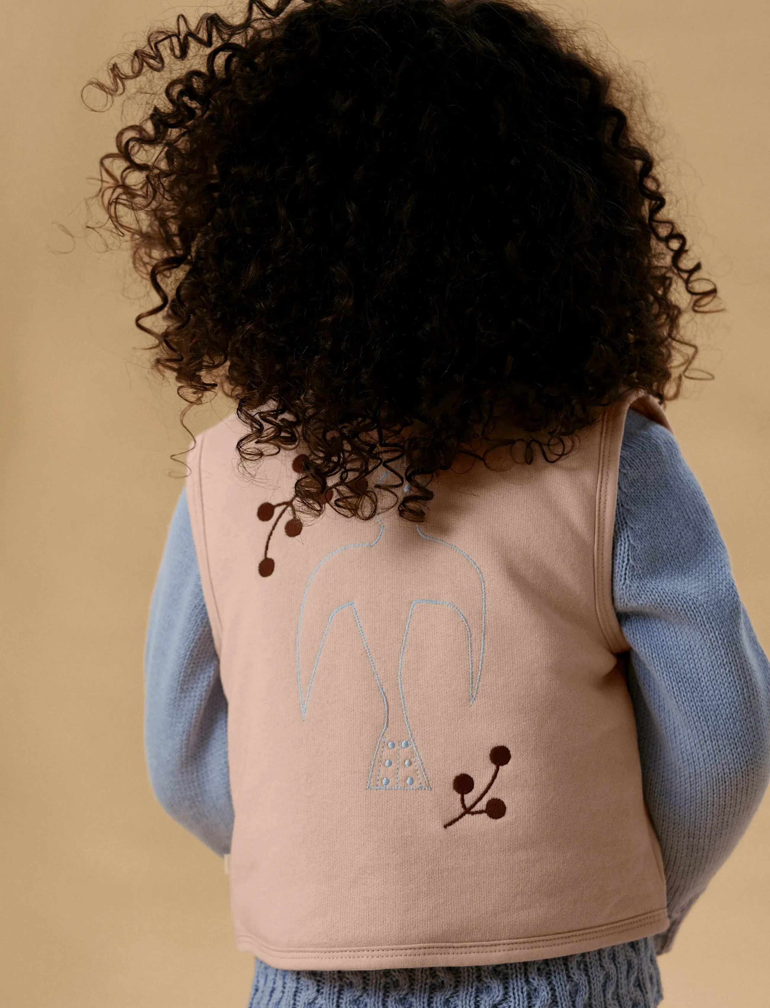 Lil'Atelier - NMFJOBO TIA LOOSE SWEAT VEST PAD LIL - vests - roebuck - 4