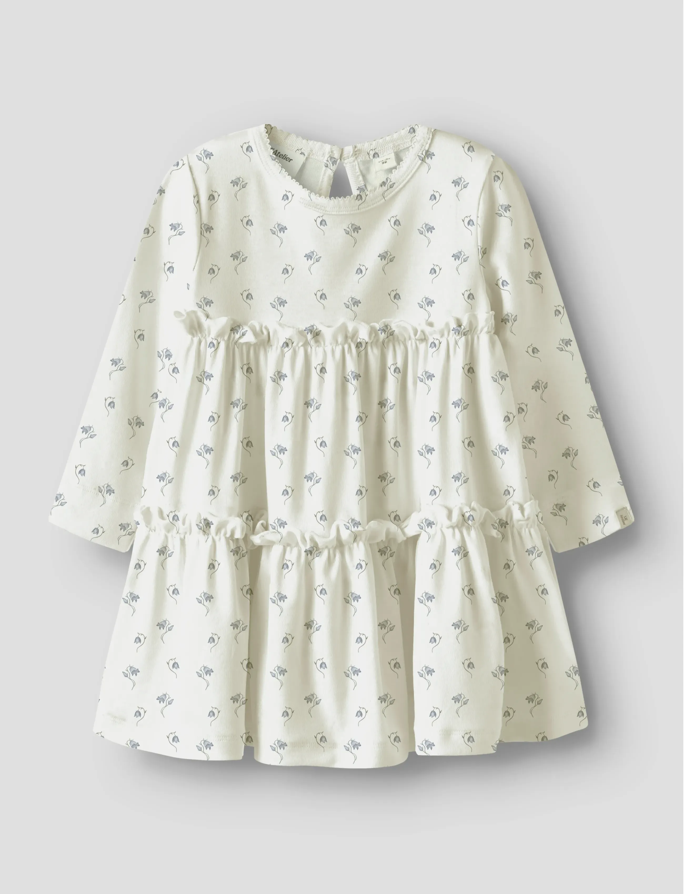 Lil'Atelier NMFGAYO SEL LS DRESS LIL - Kjoler & Nederdele - COCONUT MILK / cream