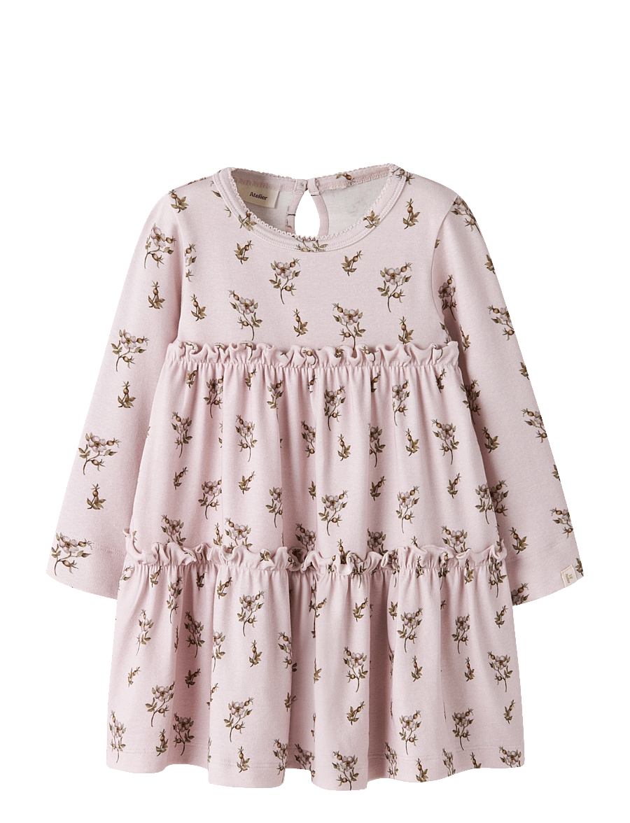 Lil'Atelier - NMFGAYO SEL LS DRESS LIL - langärmelige freizeitkleider - hushed violet - 0