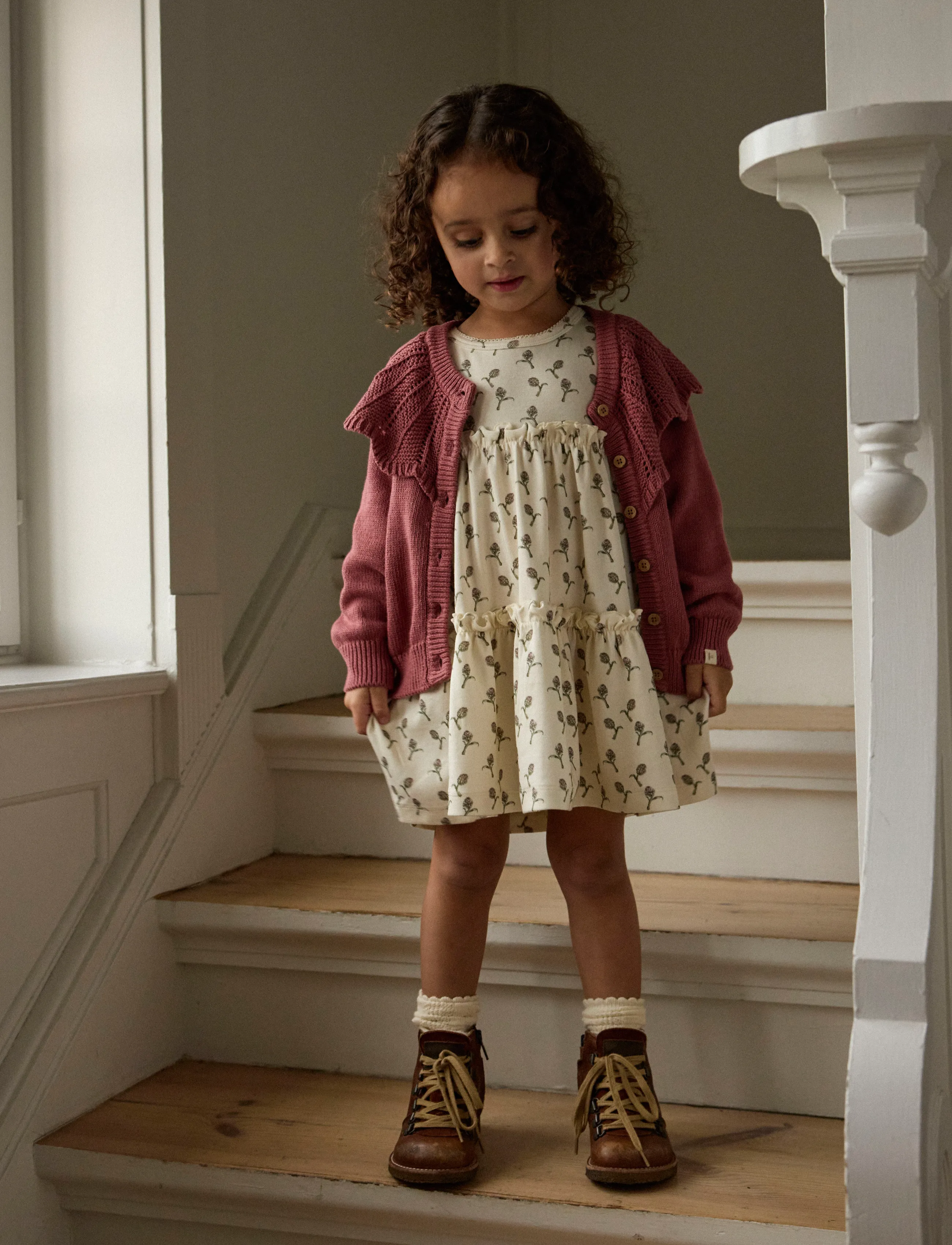 Lil'Atelier - NMFGAYO SEL LS DRESS LIL - langärmelige freizeitkleider - turtledove - 2