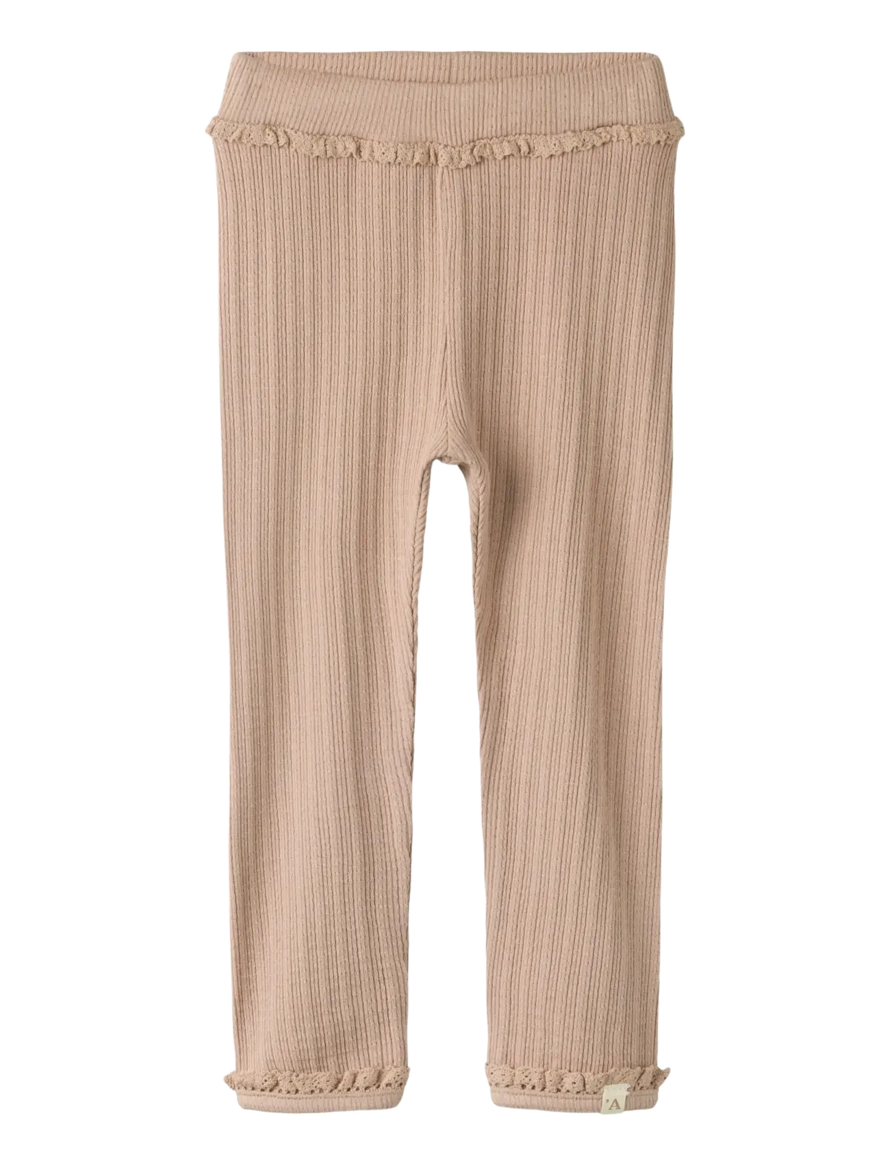 Lil'Atelier NBFBABETTE SLIM LEGGINGS LIL - Nyheder - ROEBUCK / beige