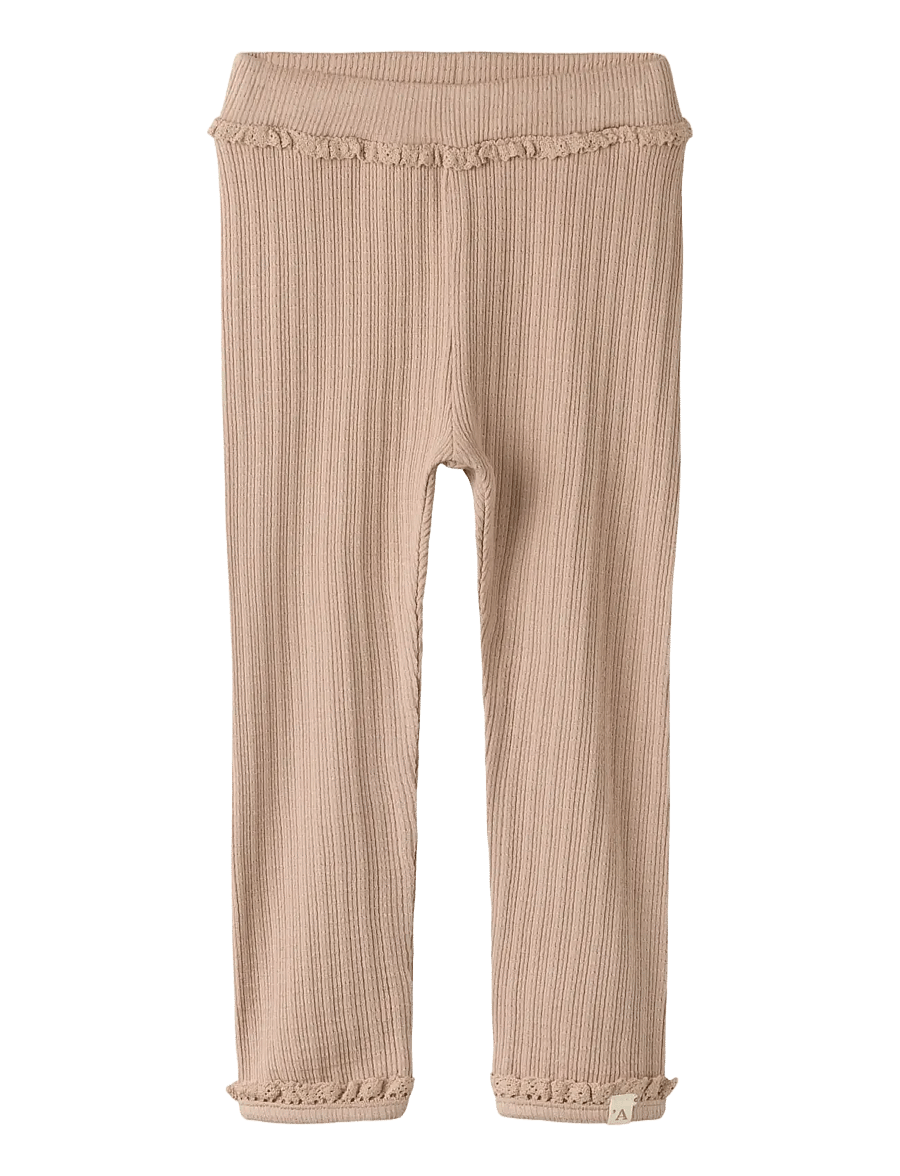 Lil'Atelier - NBFBABETTE SLIM LEGGINGS LIL - retuusid - roebuck - 1