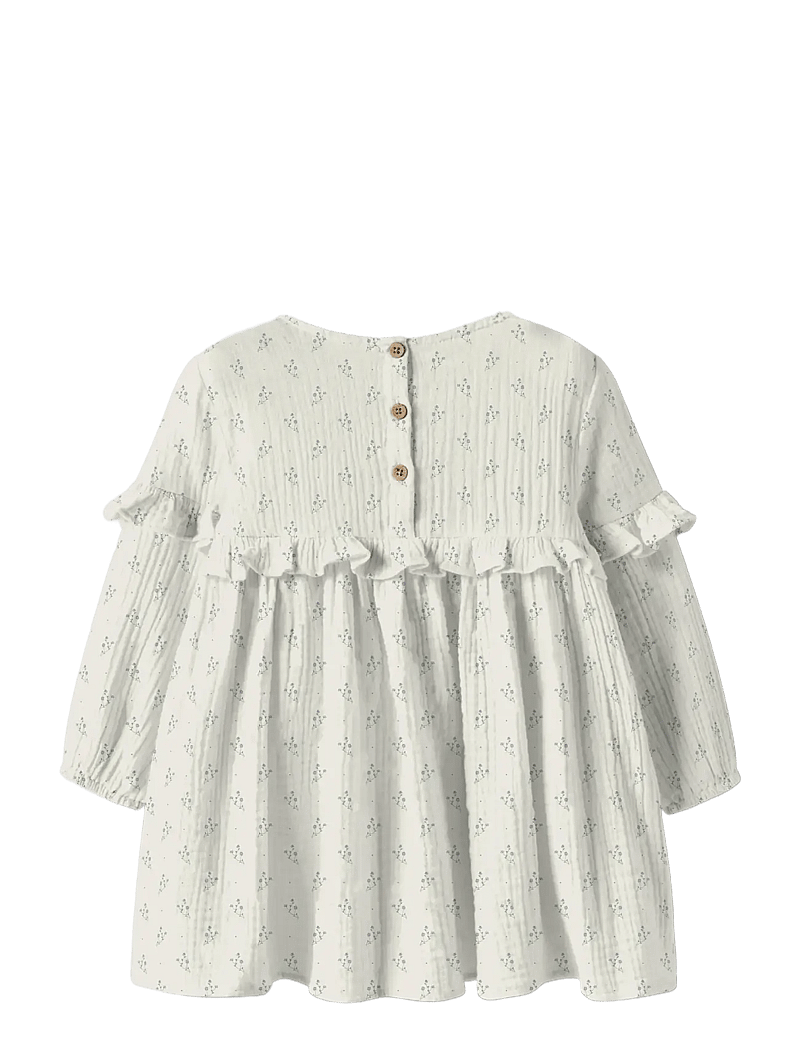 Lil'Atelier - NMFBALIA LS LOOSE DRESS LIL - langärmelige babykleider - coconut milk - 2