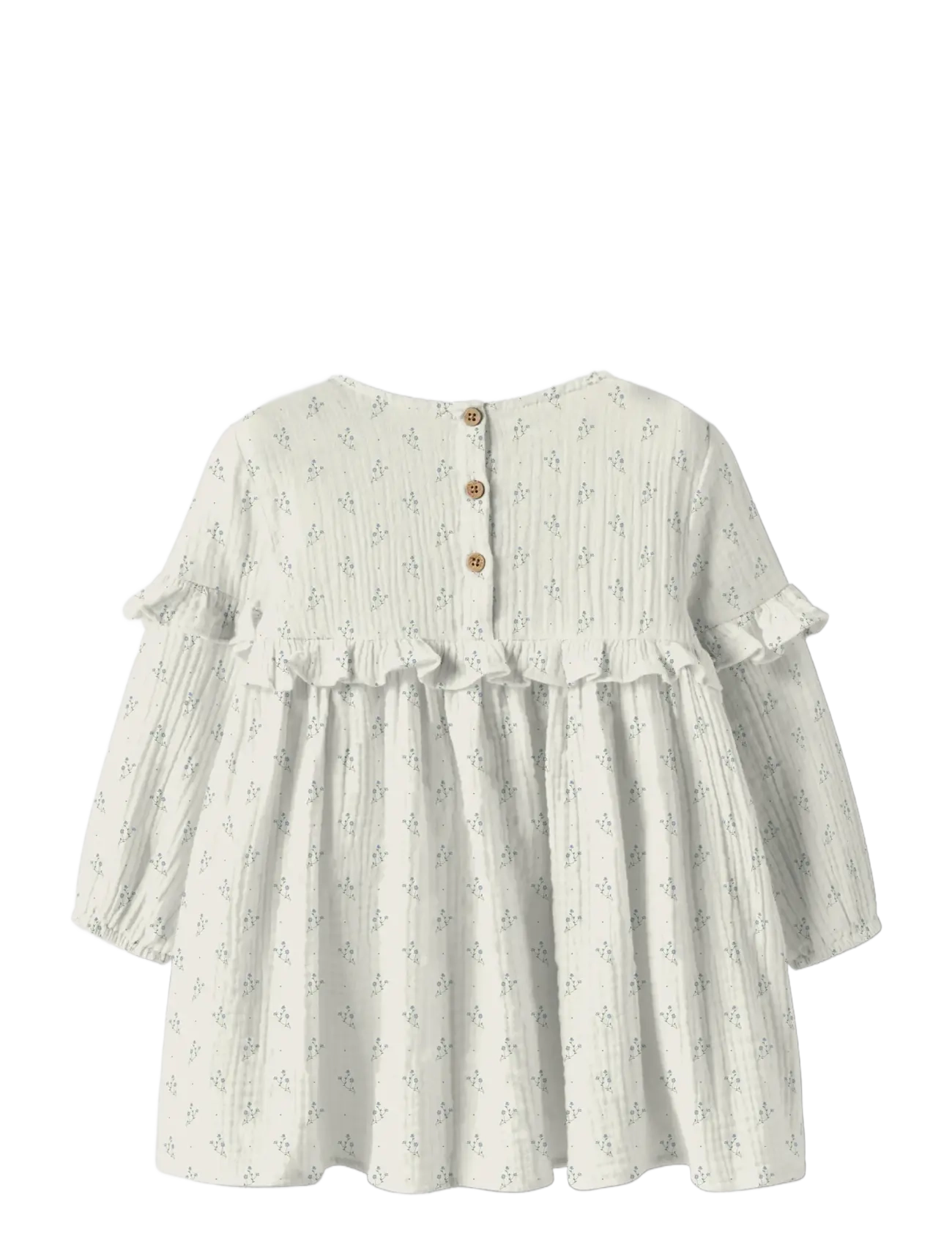 Lil'Atelier - NMFBALIA LS LOOSE DRESS LIL - langærmede babykjoler - coconut milk - 2