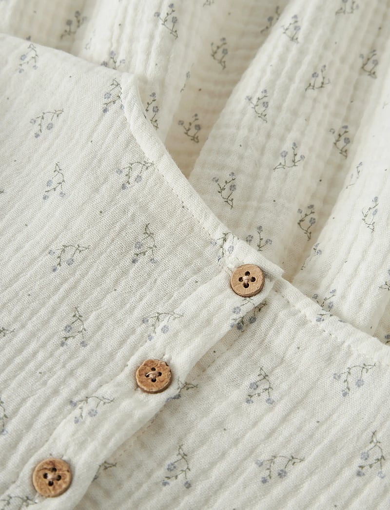 Lil'Atelier - NMFBALIA LS LOOSE DRESS LIL - langärmelige babykleider - coconut milk - 3