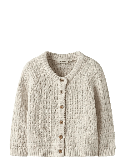 Lil'Atelier NMFBELLA LS KNIT CARD LIL - Jackets - NOVELLE PEACH / cream